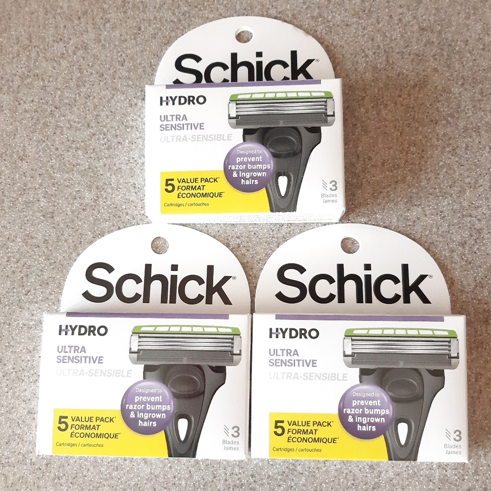 Schick Hydro Ultra Sensitive Razor Refill Bundle